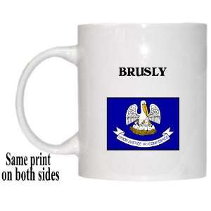    US State Flag   BRUSLY, Louisiana (LA) Mug 