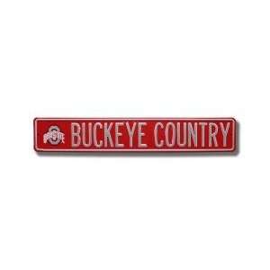    Ohio State Buckeyes Buckeye Country Street Sign