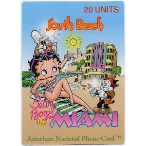   Betty Boop In Miami In Swimsuit At South Beach JUMBO 