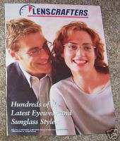 2000 LensCrafters Eyewear eyeglasses optical 1 PAGE AD  