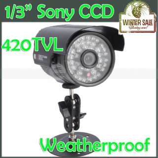   48IR Waterproof Security CCTV 1/3 (sony chip) CCD Surveillance Camera
