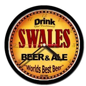  SWALES beer and ale cerveza wall clock 