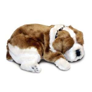   Huggable Breathing Puppy Dog Pet Bed Bully Bulldog 
