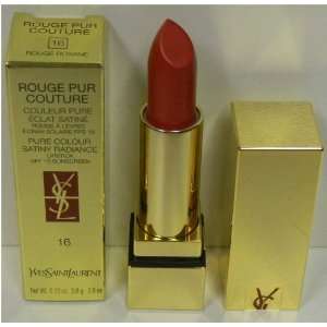 Yves Saint Laurent Rouge Pur Couture Lip Color Spf 15 3.4 G Shade # 16 
