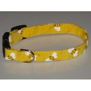  Yellow Bumblebees Bee Dog Collar Small 3/4 Everything 