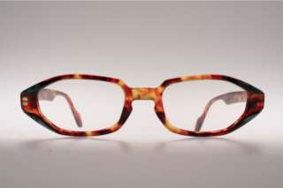 Vintage flat amber brown Eyeglasses by TRACTION PRODUCTION  Mod. MIURA 
