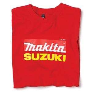  One Industries Suzuki Makita Team T Shirt   Medium/Red 