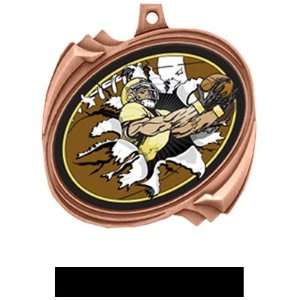  Bust Out Insert Medals M 2201F BRONZE MEDAL / BLACK RIBBON 2.5 BUST 