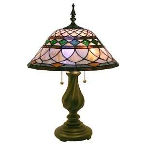  Emerald Style Tiffany Table Lamp