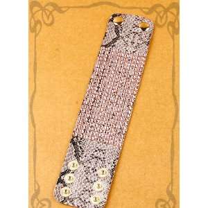 Super Cute Purple Rhinestone Crystal 2 Inch Wide Cuff Bracelet