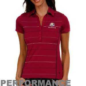 Callaway 2012 Ryder Cup Ladies Red Performance Textured Stripe Polo 