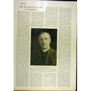   1922 Portrait Reverend Professor Clow Glasgow Scotland