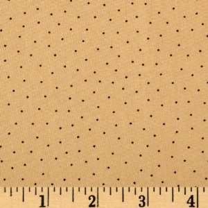  44 Wide Metropolis Pin Dots Khaki Fabric By The Yard 