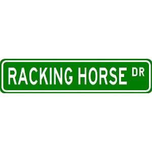 RACKING HORSE Street Sign ~ Custom Street Sign   Aluminum  