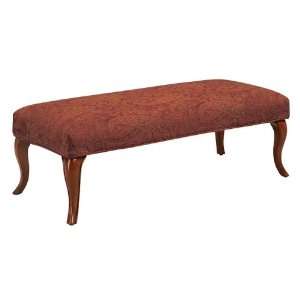  Cinnabar Slipcover for Cabriole Leg Upholstered Bench 