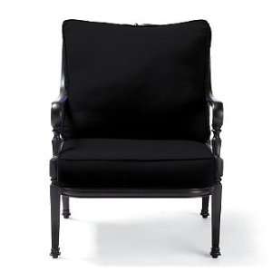  Seating Cushions in Sunbrella Black   Large   Frontgate 