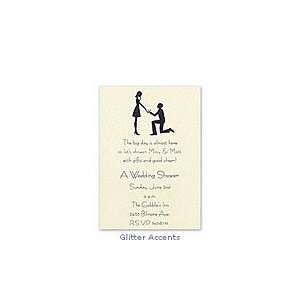  On One Knee Wedding Invitations