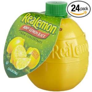 ReaLemon 100% Lemon Juice from Concentrate, 2.5 Ounce Packages (Pack 