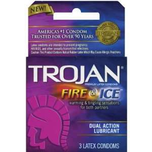  Trojan Fire & Ice Condoms 3ct. Paradise