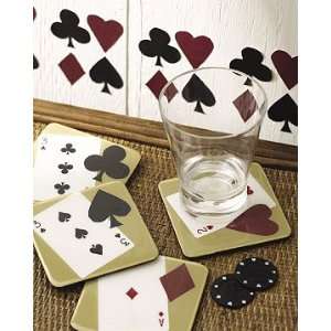 Wallies Poker Suite Cards Bar Room Wall Decor Cutouts  