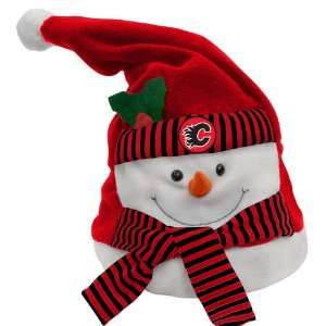  8 NHL Calgary Flames Animated Musical Christmas Snowman 