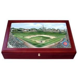  Chicago Cubs Wrigley Field Stadium Colorprint Desk Box 