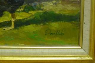 Don Ricks Original Oil Painting  Strutting His Stuff   