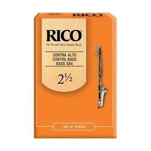  Rico Contra Alto/Contrabass Clarinet Reeds Strength 2.5 
