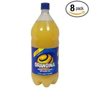 Orangina Drink, 59.16 Ounce PET Bottles (Pack of 8)  