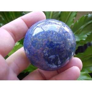  A4018 Gemqz Lapis Lazuli & Pyrite Carved Sphere Wonderful 