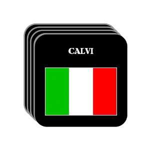  Italy   CALVI Set of 4 Mini Mousepad Coasters 
