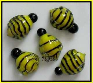 BZZZZ BUMBLE BEES Glass Shapes GEMS Mosaic tile  