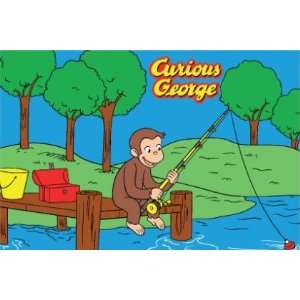  Fun Rugs Curious George George Fishing CG 01 1 9 X 2 9 