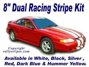 87 98 MUSTANG 8x36 RACING STRIPES Shelby/Lemans   6 colors  