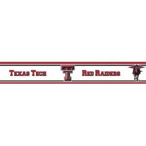   TTCH Texas Tech Red Raiders Licensed Peel N Stick Border Toys & Games