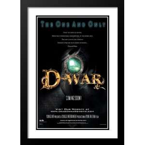  D War 20x26 Framed and Double Matted Movie Poster   Style 