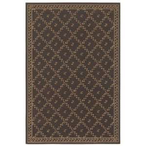  Shaw Woven Expressions Gold Trellis Leaf Chocolate 16700 5 