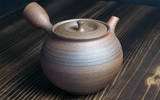 Japan Tokoname ware vintage Tea Pot unglazed pottery  