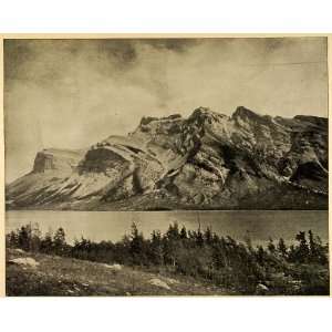  Print Devils Lake Canadian Historic National Park Landscape Natural 