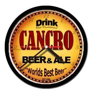  CANCRO beer and ale cerveza wall clock 