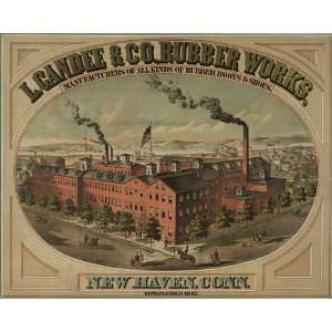 Vintage Ad Poster   L. Candee & Co. Rubber Works manufacturers of all 