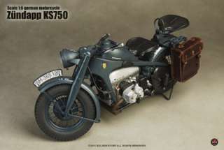 Soldier Story WWII German Motorcycle Zundapp KS750  