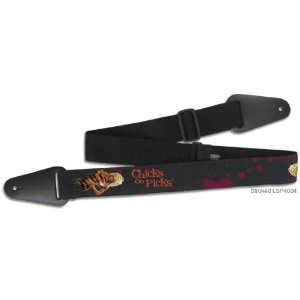   Allman Guitar Strap Chicks on Picks / Stroked Musical Instruments