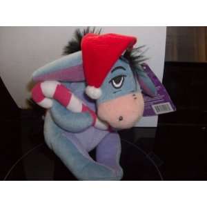    Christmas Eeyore with Santa Hat and Candy Cane Toys & Games