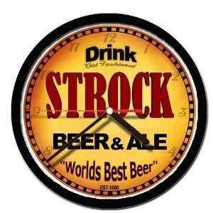  STROCK beer and ale cerveza wall clock 