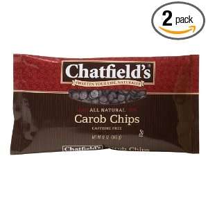 Chatfields Carob Morsels, 12 Ounce (Pack of 2)  Grocery 