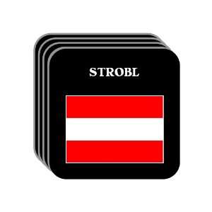  Austria   STROBL Set of 4 Mini Mousepad Coasters 