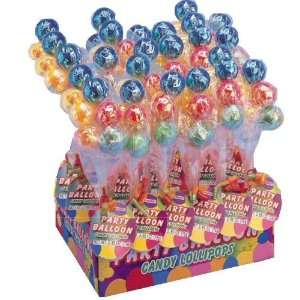 Party Balloons Candy Lollipops 18 Bouquets  Grocery 
