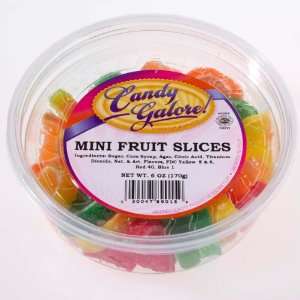  Mini Fruit Slices By Candy Galore Case of 12 x 6 oz 