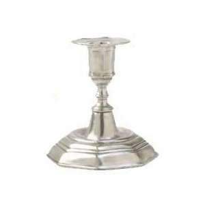  Match Pewter Genoa Low Candlestick